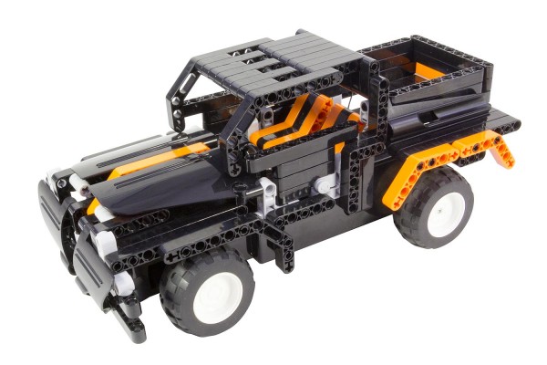 Teknotoys Active Bricks RC 2in1 SUV & Pick Up Truck schwarz mit Fernsteuerung
