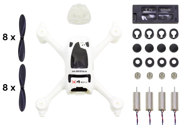 Crash-Set für Hubsan X4 FPV Plus Quadrocopter