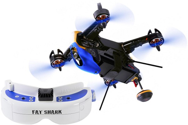 XciteRC FPV Racing-Quadrocopter F210 3D RTF - FPV-Drohne mit Sony HD-Kamera, OSD, Videobrille, Akku,
