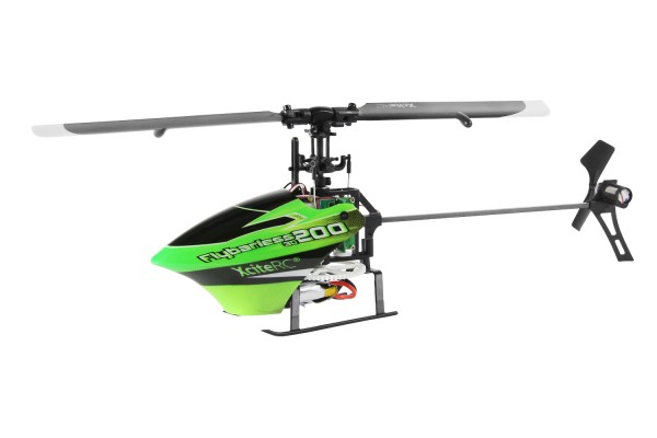 Flybarless 200 3D Single Blade - 6 Kanal ARTF Hubschrauber, grün/schwarz