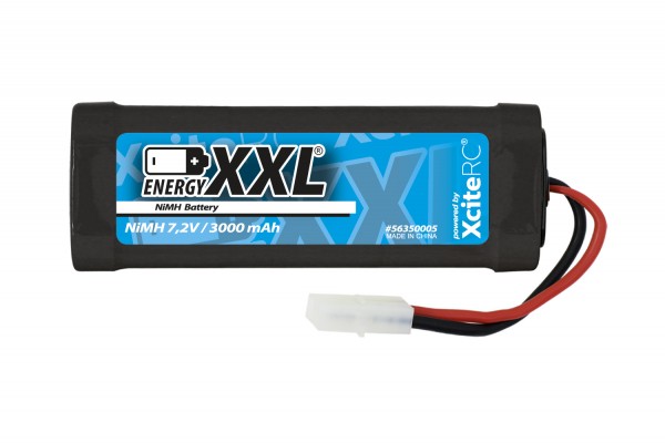 energyXXL NiMH Battery 7.2 V / 3000 mAh/ Stick/ JST-Anschlußstecker