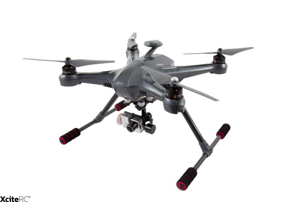 XciteRC Quadrocopter Scout X4 RTF - FPV-Drohne mit iLook+ Full HD Kamera, 3D-Gimbal, GPS, Groundstat