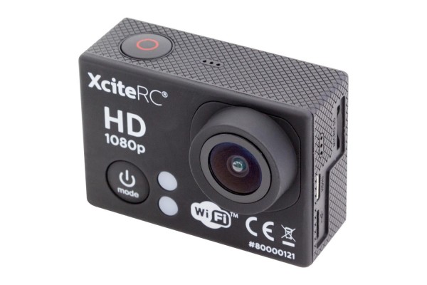 XciteRC WiFi Action-Cam Full HD 12MP schwarz