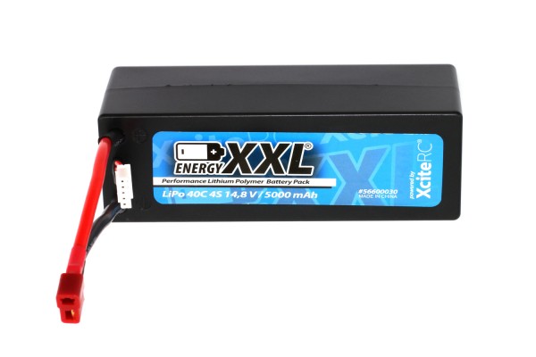 energyXXL Performance Lithium Polymer Battery Pack 40C 4S 14.8 V / 5000 mAh/ Hardcase/ T-Anschlußste
