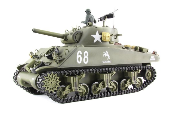 Panzer U.S. M4A3 Sherman - RTR Sound & Smoke Version 2.4 GHz
