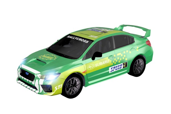 Teknotoys Subaru WRX grün Slot-Car 1:43