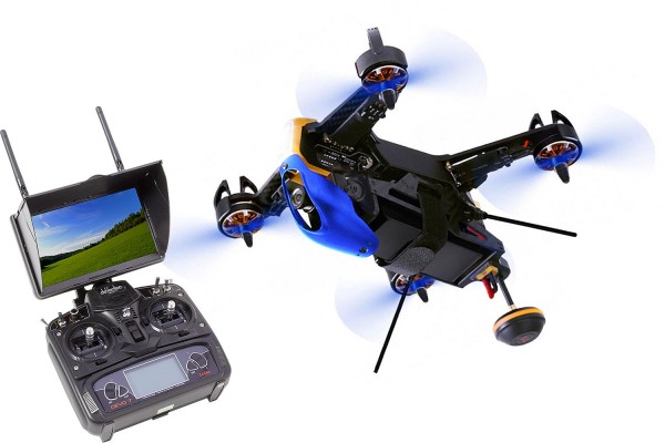 XciteRC FPV Racing-Quadrocopter F210 3D RTF - FPV-Drohne mit Sony HD-Kamera, 5"- FPV-Monitor, OSD, A