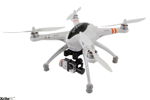 XciteRC Quadrocopter QR X350 Pro RTF - FPV-Drohne mit iLook HD Kamera, 3D-Gimbal, GPS, Akku, Ladeger