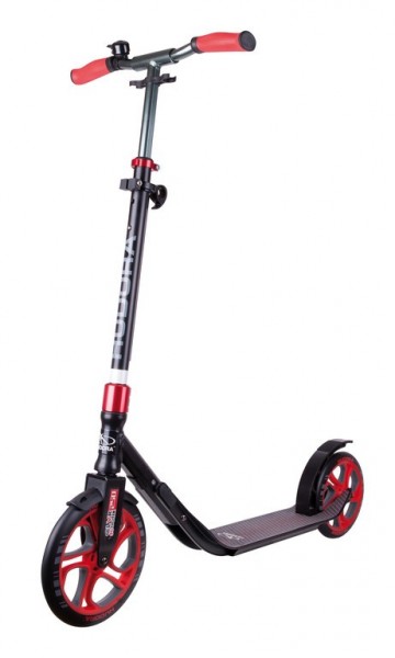 Hudora City Scooter CLVR 10" 250mm schwarz/rot CLVR Faltmechanismus
