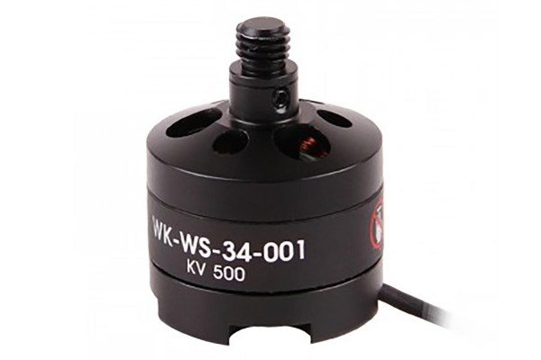 Brushless Motor H500 schwarz linksdrehend (WK-WS-34-001)