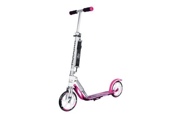 Hudora City Scooter Big Wheel Alu 8" 205 GC pink/weiß girly-colour 205mm