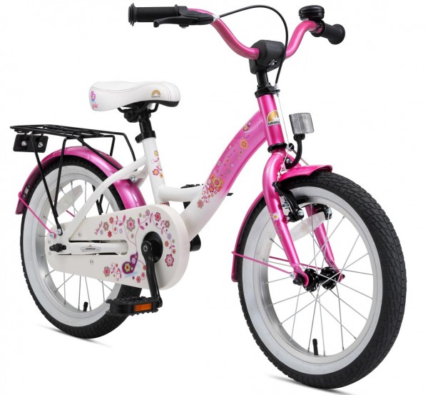 Bikestar 16 Zoll Kinderfahrrad Pink & Weiss