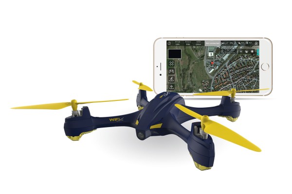 Hubsan X4 Star Pro Quadrocopter - RTF-Drohne mit App-Steuerung, HD-Kamera, GPS, Follow-Me, Waypoints