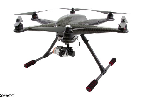 Walkera Tali H500 Hexacopter RTF schwarz - FPV-Drohne mit iLook+ Full HD Kamera, GPS, 3D-Gimbal, Akk