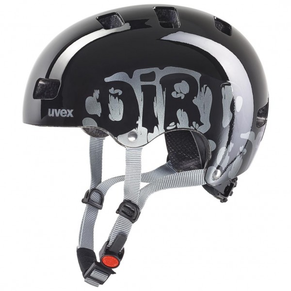 UVEX Bike-Helm kid 3 dirtbike black Größe L (55-58 cm)