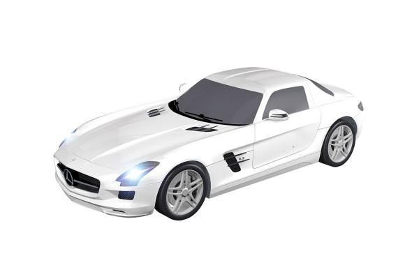 Teknotoys Mercedes-Benz SLS weiß Slot-Car 1:43