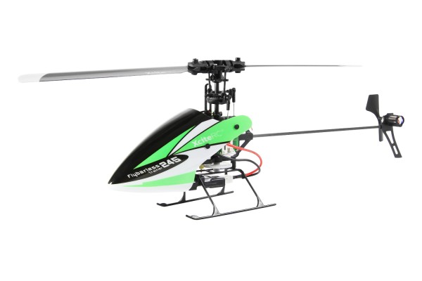 Flybarless 245 Trainer Single Blade - 4 Kanal ARTF Hubschrauber grün/weiß
