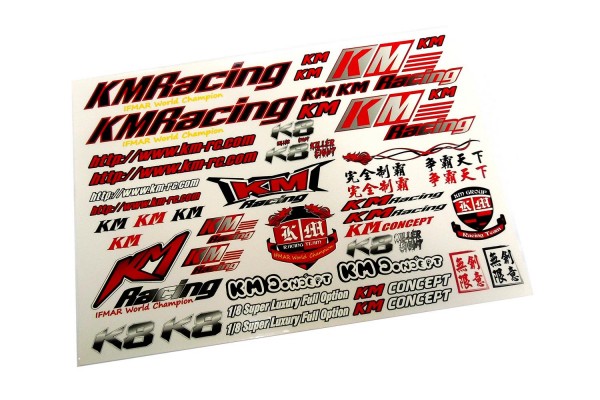 KM-Racing K8 Dekorbogen