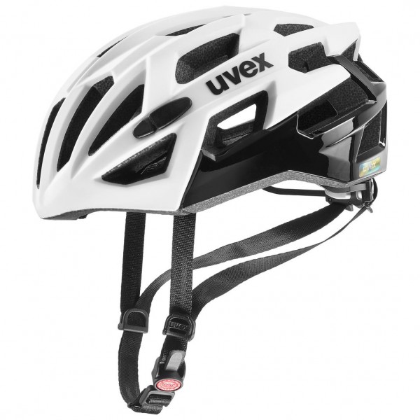 UVEX Bike-Helm race 7 white-black Größe L (56-61 cm)