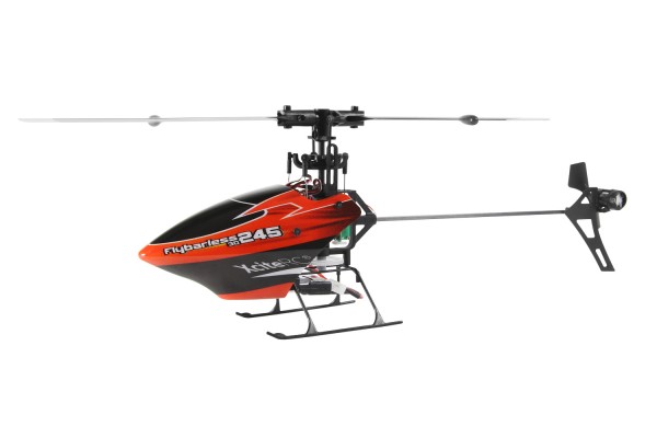 Flybarless 245 3D Single Blade - 6 Kanal ARTF Hubschrauber, rot/schwarz