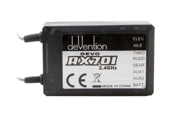 XciteRC DEVO 7-Kanal Empfänger RX-701 2.4 GHz