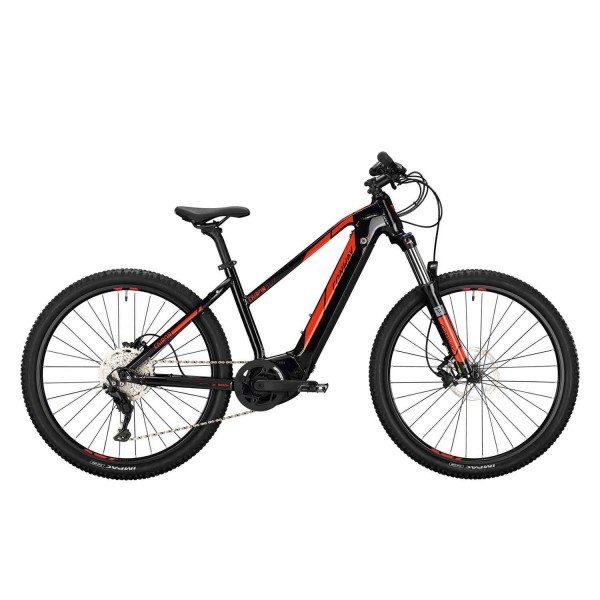 CONWAY Elektro-MTB Hardtail "Cairon S 427" Mod. 21, Trapez, 27,5", black / red, 10-Gang SHIMANO "Deo