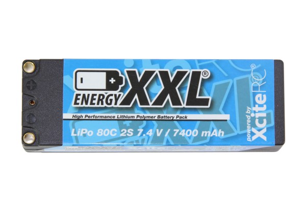 energyXXL Lipo Akku 7400 mAh 7,4 V 80C EFRA Legal