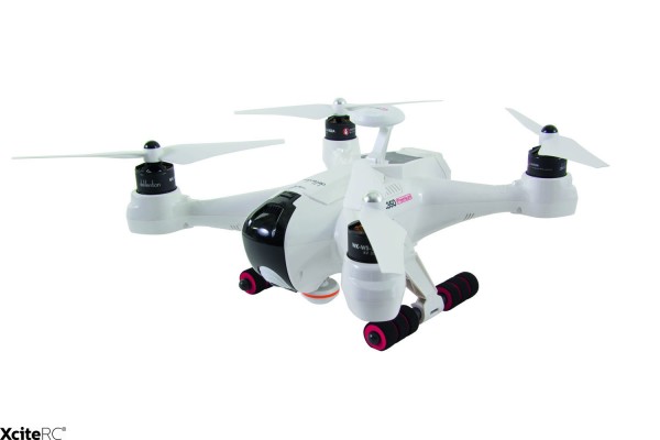 XciteRC Quadrocopter X350 Premium RTF - FPV-Drohne mit Full HD Fisheye Kamera, GPS, Groundstation, A