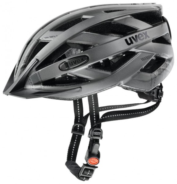UVEX Bike-Helm city i-vo dark silver matt Größe L (56-60 cm)