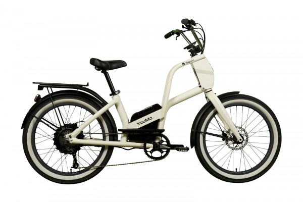 YouMo One City X250 E-Bike City-Rider cremeweiss