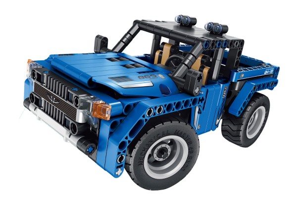 Teknotoys Active Bricks RC 2in1 Pickup Trucks mit Fernsteuerung blau